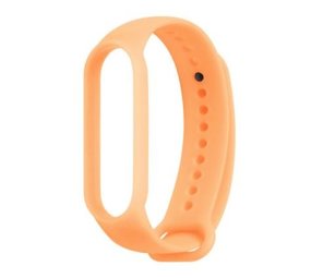 Strap-it® Xiaomi Mi Band 6 siliconen bandje (lichtgevend oranje)