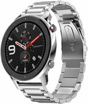 Strap-it® Strap-it Xiaomi Amazfit GTR stalen band (zilver)