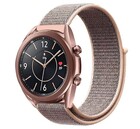 Strap-it® Strap-it Samsung Galaxy Watch 3 - 41mm nylon bandje (pink sand)