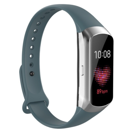 Strap-it® Strap-it Samsung Galaxy Fit siliconen bandje (grijsblauw)