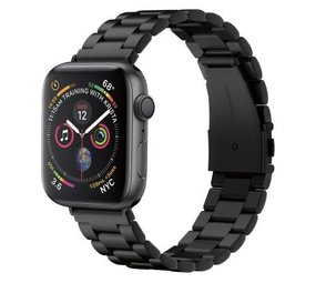 Spigen Spigen Modern Fit Apple Watch bandje RVS Zwart (42-44-45mm)
