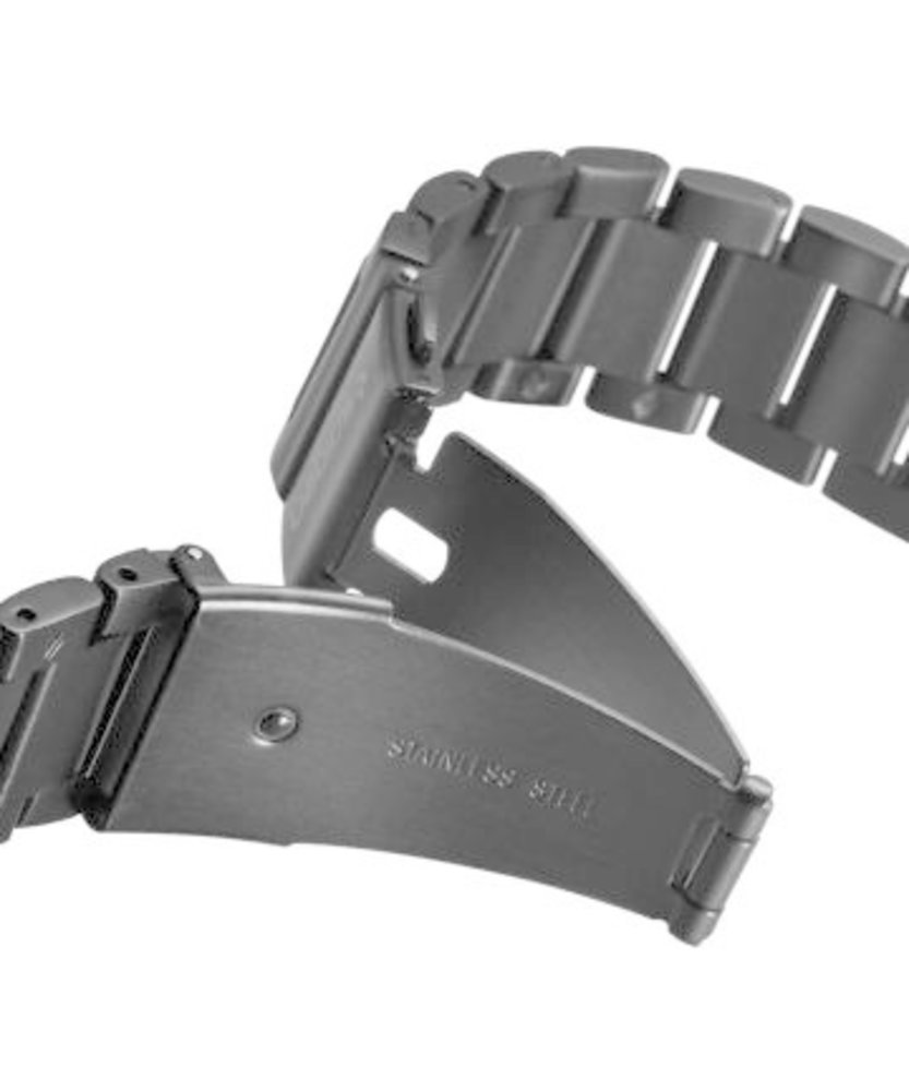 Spigen Spigen Modern Fit Apple Watch bandje RVS Zwart (42-44-45mm)