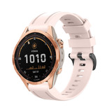 Strap-it® Garmin Fenix 7s siliconen bandje (lichtroze)