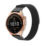 Strap-it® Garmin Fenix 7s Milanese band (zwart)