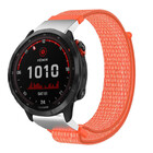 Strap-it® Strap-it Garmin Fenix 7 nylon band (oranje)