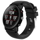 Strap-it® Xiaomi Amazfit Pace silicone band (zwart)