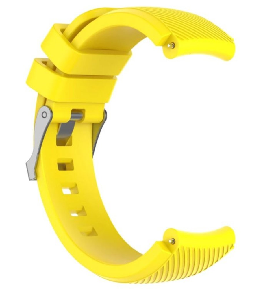 Strap-it® Strap-it Xiaomi Amazfit Pace silicone band (geel)