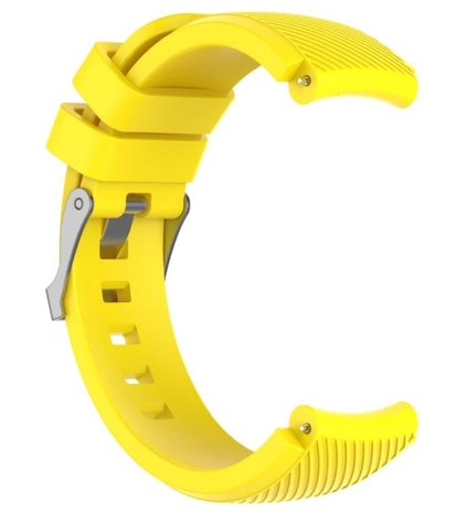 Strap-it® Strap-it Xiaomi Amazfit Pace silicone band (geel)