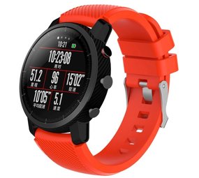 Strap-it® Xiaomi Amazfit Pace silicone band (rood)