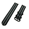 Strap-it® Strap-it Huawei Watch GT 3 42mm nylon gesp band (zwart/grijs) Strap-it® Strap-it Huawei Watch GT 3 42mm nylon gesp band (zwart/grijs)