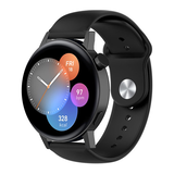 Strap-it® Huawei Watch GT 3 42mm sport band (zwart) Strap-it® Huawei Watch GT 3 42mm sport band (zwart)