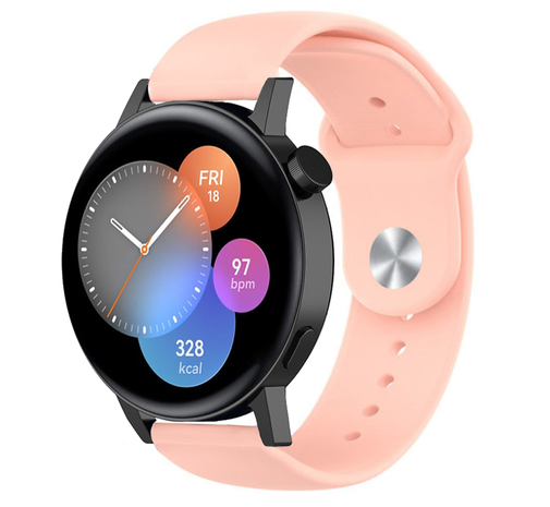 Huawei Watch GT 3 42mm sport band roze Smartwatchbanden