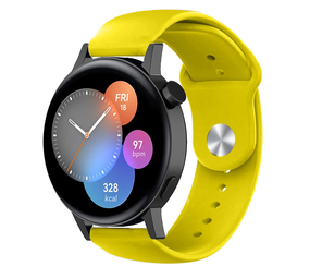 Strap-it® Huawei Watch GT 3 42mm sport band (geel)