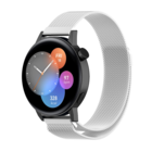 Strap-it® Strap-it Huawei Watch GT 3 42mm Milanese band (zilver)
