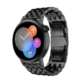 Strap-it® Huawei Watch GT 3 42mm stalen draak band (zwart)