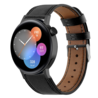 Strap-it® Strap-it Huawei Watch GT 3 42mm bandje leer (strak-zwart) Strap-it® Strap-it Huawei Watch GT 3 42mm bandje leer (strak-zwart)