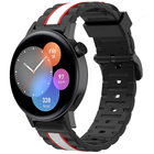 Strap-it® Strap-it Huawei Watch GT 3 42mm Special Edition band (zwart/wit)
