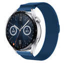 Strap-it® Strap-it Huawei Watch GT 3 46mm Milanese band (blauw)
