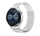 Strap-it® Strap-it Huawei Watch GT 3 46mm Milanese band (zilver)