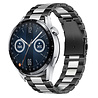 Strap-it® Strap-it Huawei Watch GT 3 46mm stalen band (zwart/zilver) Strap-it® Strap-it Huawei Watch GT 3 46mm stalen band (zwart/zilver)