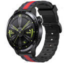Strap-it® Strap-it Huawei Watch GT 3 46mm Special Edition band (zwart/rood)