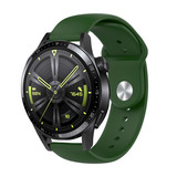 Strap-it® Huawei Watch GT 3 46mm sport band (legergroen)