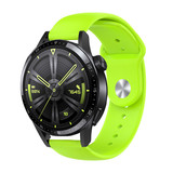 Strap-it® Huawei Watch GT 3 46mm sport band (lichtgroen)