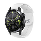 Strap-it® Huawei Watch GT 3 46mm sport band (wit)