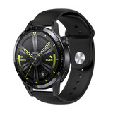 Strap-it® Huawei Watch GT 3 46mm sport band (zwart)