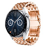 Strap-it® Strap-it Huawei Watch GT 3 46mm stalen draak band (rosé goud) Strap-it® Strap-it Huawei Watch GT 3 46mm stalen draak band (rosé goud)