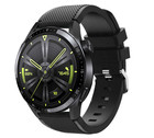Strap-it® Strap-it Huawei Watch GT 3 46mm siliconen bandje (zwart)