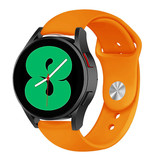 Strap-it® Samsung Galaxy Watch 4 - 44mm sport band (oranje)