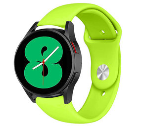 Strap-it® Samsung Galaxy Watch 4 - 44mm sport band (lichtgroen)