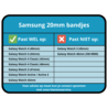 Strap-it® Strap-it Samsung Galaxy Watch 4 - 44mm sport band (geel) Strap-it® Strap-it Samsung Galaxy Watch 4 - 44mm sport band (geel)