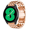 Strap-it® Strap-it Samsung Galaxy Watch 4 - 44mm stalen draak bandje (rosé goud) Strap-it® Strap-it Samsung Galaxy Watch 4 - 44mm stalen draak bandje (rosé goud)