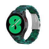 Strap-it® Samsung Galaxy Watch 4 - 44mm resin band (groen)