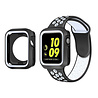Strap-it® Strap-it Apple Watch 7 sport band + TPU case (wit/zwart) Strap-it® Strap-it Apple Watch 7 sport band + TPU case (wit/zwart)