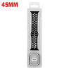 Strap-it® Strap-it Apple Watch 7 sport band + TPU case (wit/zwart) Strap-it® Strap-it Apple Watch 7 sport band + TPU case (wit/zwart)