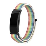 Strap-it® Fitbit Inspire nylon bandje (kleurrijk)