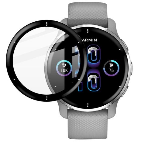 Strap-it® Strap-it Garmin Venu 2 Plus screen protector full cover Strap-it® Strap-it Garmin Venu 2 Plus screen protector full cover