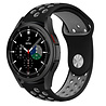 Strap-it® Strap-it Samsung Galaxy Watch 4 Classic 46mm sport band (zwart/grijs) Strap-it® Strap-it Samsung Galaxy Watch 4 Classic 46mm sport band (zwart/grijs)
