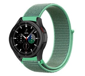 Strap-it® Samsung Galaxy Watch 4 Classic 46mm nylon band (mint)