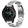 Strap-it® Strap-it Samsung Galaxy Watch 4 Classic 46mm stalen band (zilver) Strap-it® Strap-it Samsung Galaxy Watch 4 Classic 46mm stalen band (zilver)
