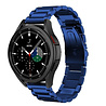 Strap-it® Strap-it Samsung Galaxy Watch 4 Classic 46mm stalen band (blauw) Strap-it® Strap-it Samsung Galaxy Watch 4 Classic 46mm stalen band (blauw)