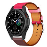 Strap-it® Strap-it Samsung Galaxy Watch 4 Classic 46mm leren bandje (knalroze/roodbruin) Strap-it® Strap-it Samsung Galaxy Watch 4 Classic 46mm leren bandje (knalroze/roodbruin)