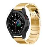 Strap-it® Samsung Galaxy Watch 4 Classic 46mm metalen bandje (goud) Strap-it® Samsung Galaxy Watch 4 Classic 46mm metalen bandje (goud)