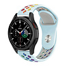 Strap-it® Strap-it Samsung Galaxy Watch 4 Classic 46mm sport band (lichtblauw/kleurrijk) Strap-it® Strap-it Samsung Galaxy Watch 4 Classic 46mm sport band (lichtblauw/kleurrijk)