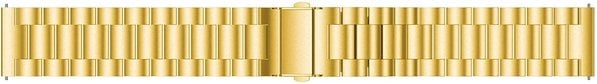 Strap-it® Strap-it Amazfit GTR 3 (Pro) stalen band (goud)