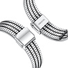 Strap-it® Strap-it Amazfit GTR 2 roestvrij stalen band (zilver/zwart) Strap-it® Strap-it Amazfit GTR 2 roestvrij stalen band (zilver/zwart)