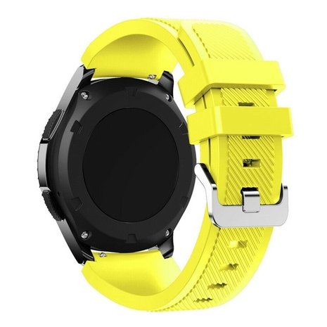 Strap-it® Strap-it Huawei Watch GT Runner siliconen bandje (geel)